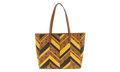 Medium Toni Mega Monogram Shopper in Visetos "Cognac" MWPFAMT02CO001