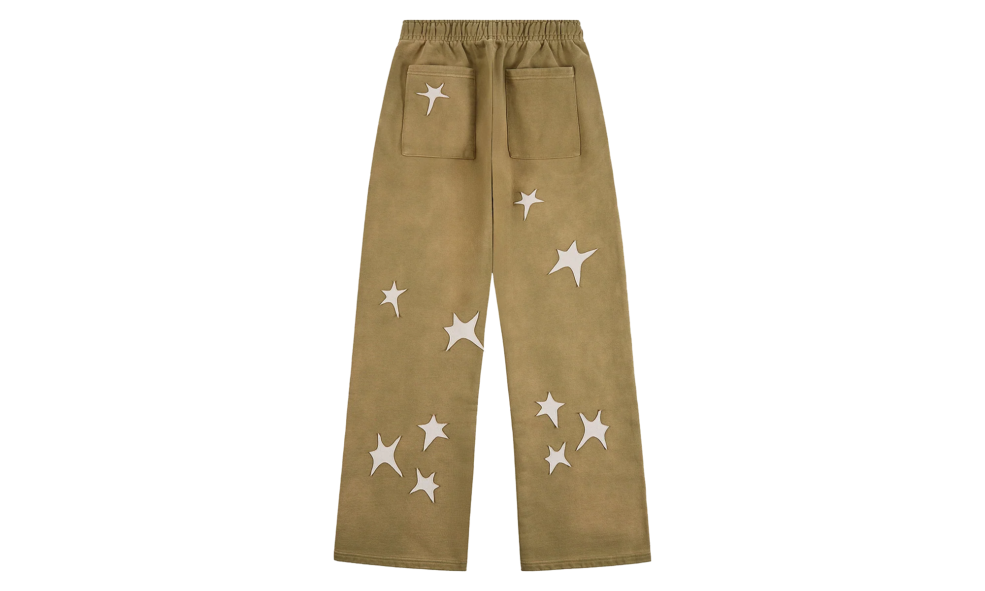 Patchwork Washed Sweatpant "Green" KS003