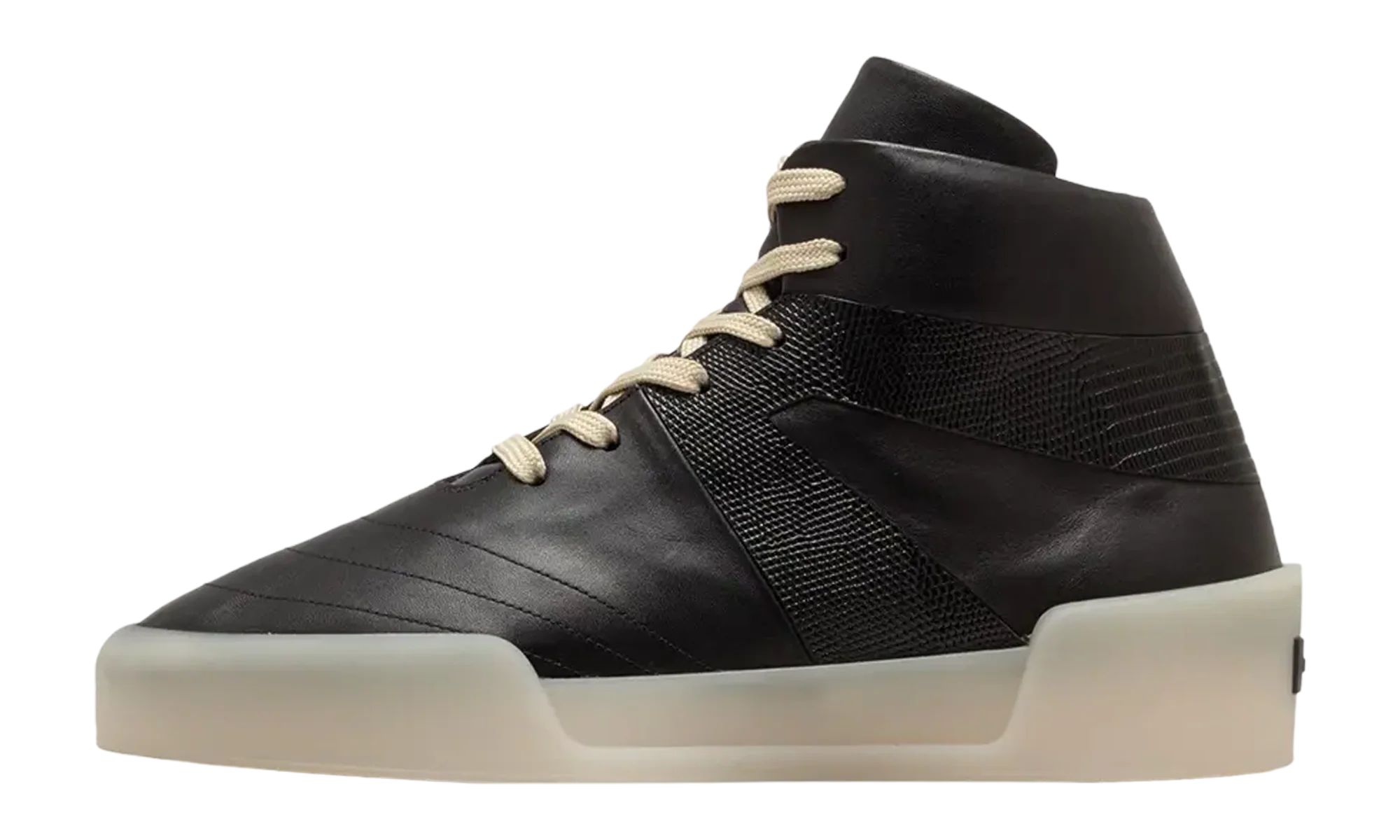 Basketball Flat Leather Sneaker "Black" FG25FW82 8025FLT 009