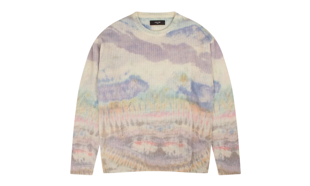 Tie Dye Sweater "Blue" Y0W05551CC MUL