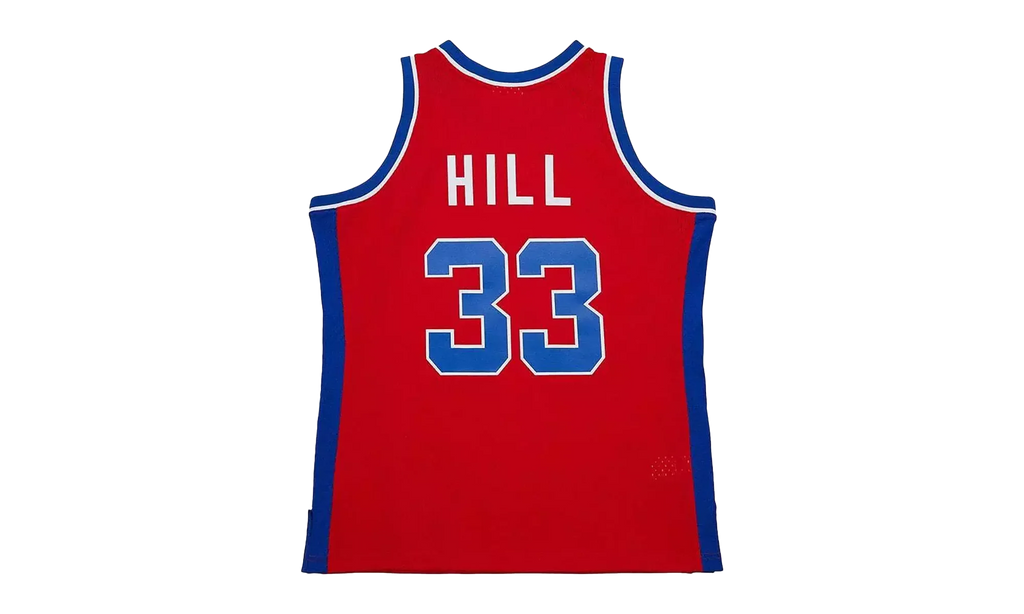 NBA Grant Hill Dark Jersey "1994 Detroit Pistons - Red" JY8722 DPIRED1