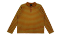 Matty Boy Stripe Long Sleeve Polo "Brown / Green" CHRM0840