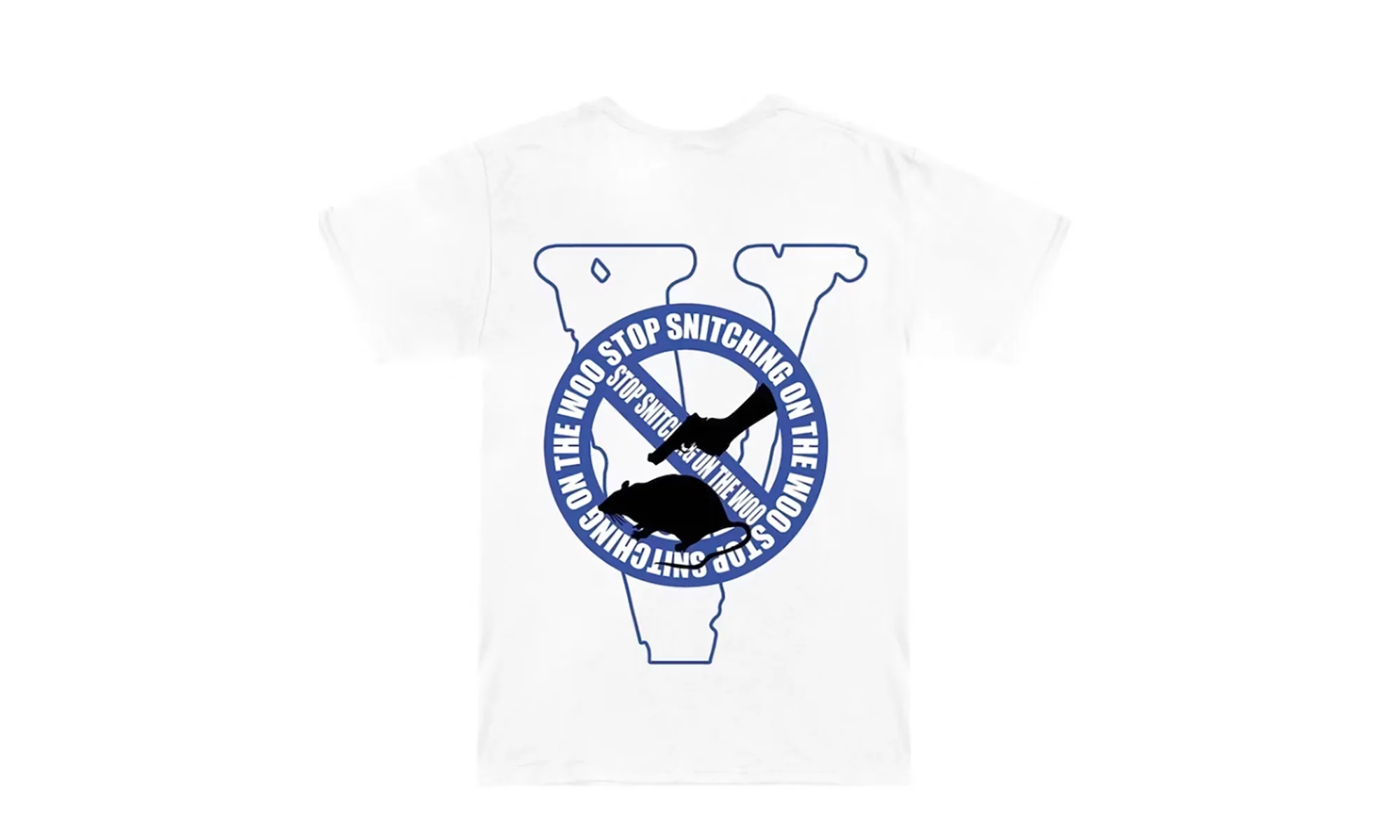Stop Snitching SS Tee "Pop Smoke - White" Y9JHH6S4P