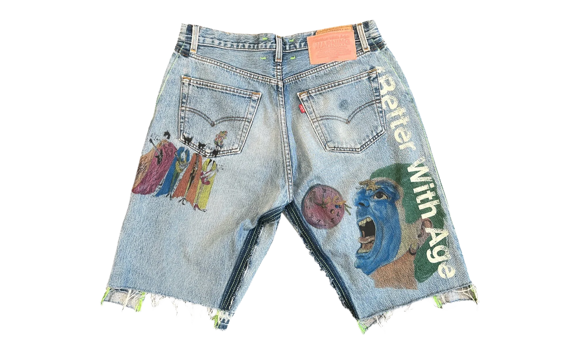 Harrison Triple-Wide Denim Shorts "Indigo" BWA115