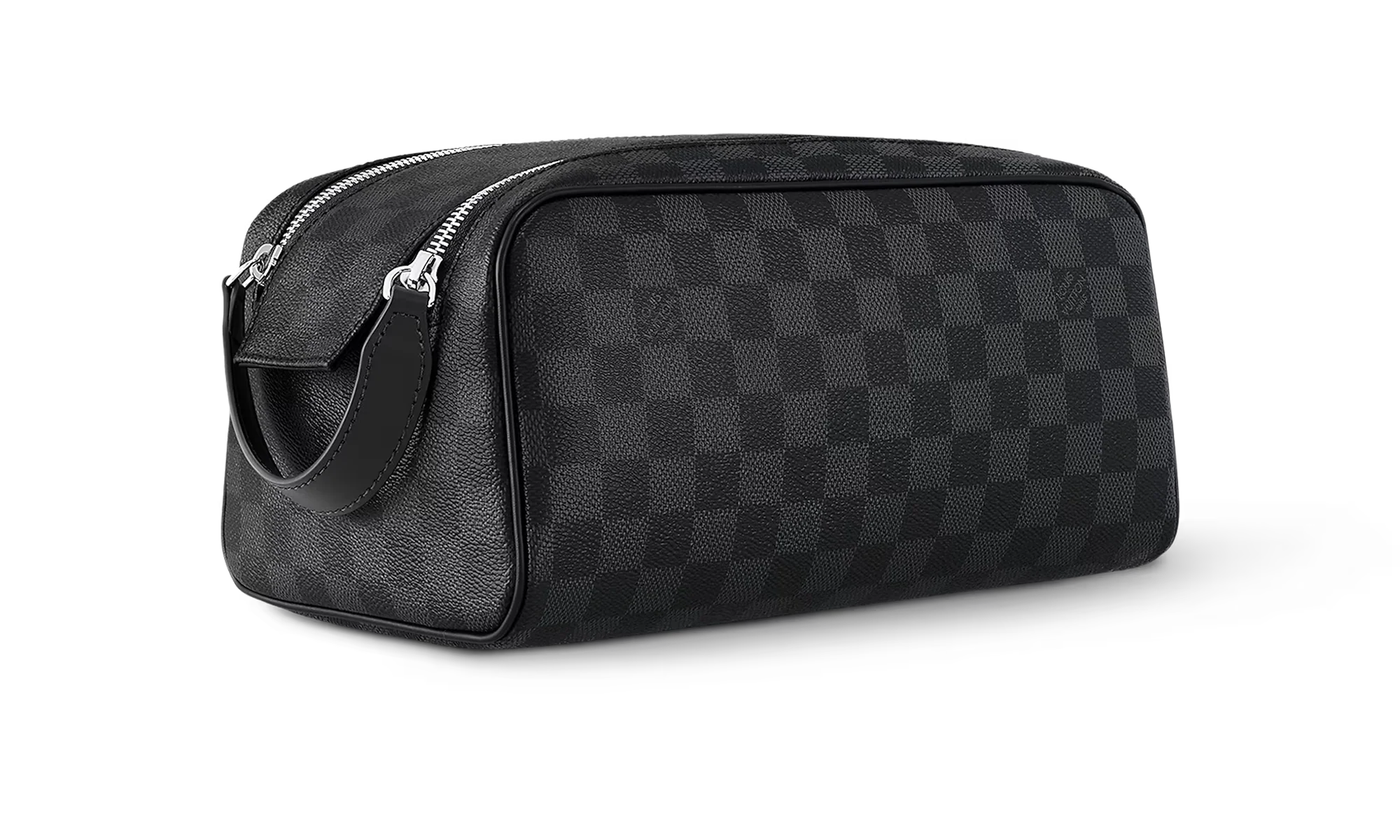 Dopp Kit Toilet Pouch "Damier Graphite Canvas" N40127