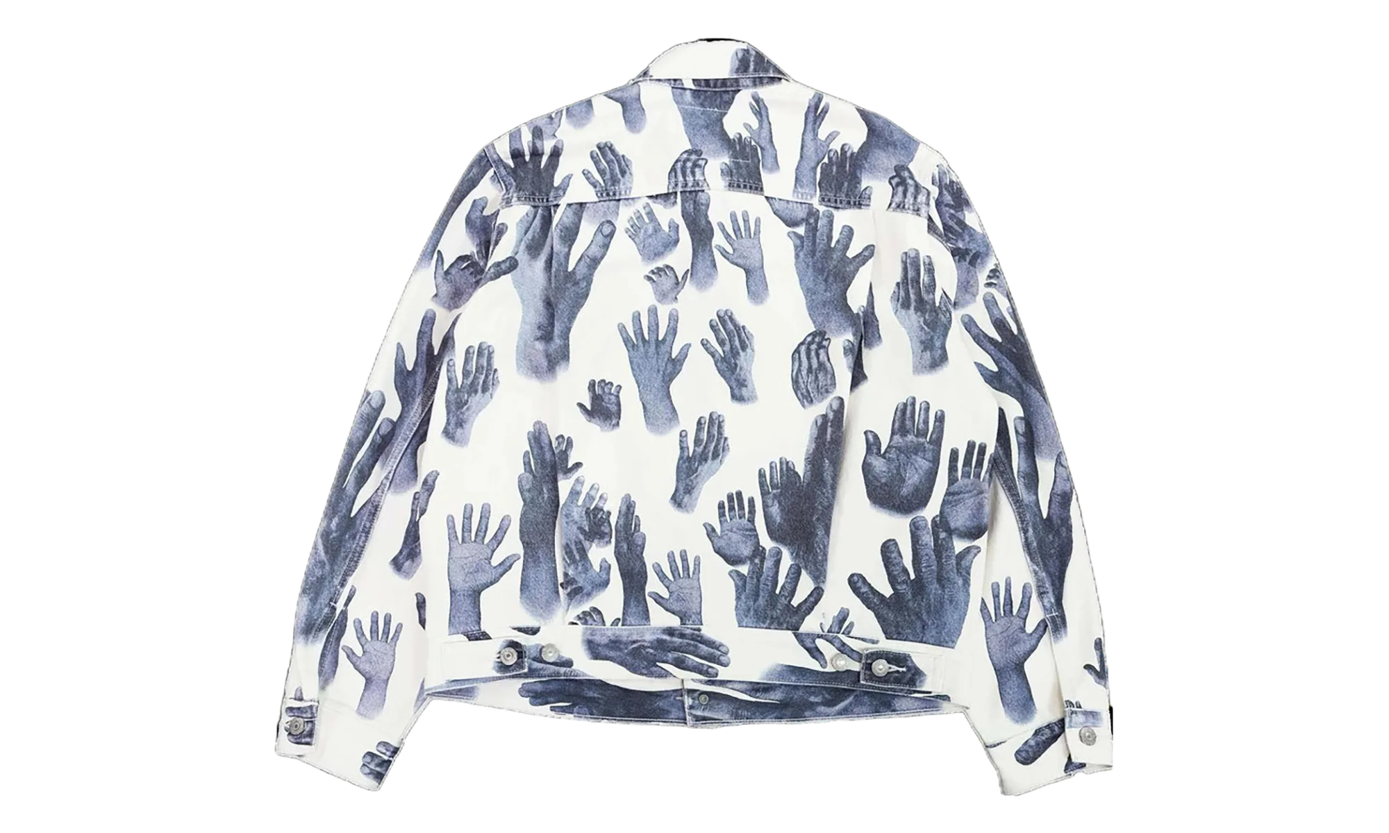 Type-2 Hands Jacket "White / Indigo" DT423