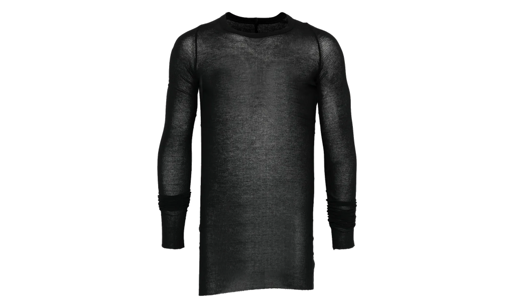 Ribbed Long-Sleeve T-Shirt "Black" RU01F2250 RC 09
