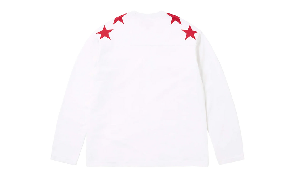 Playboy® L/S Football Top "SS26 - White" SU27097