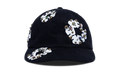 Rhinestone Cotton Wreath Cap "Black" DT351
