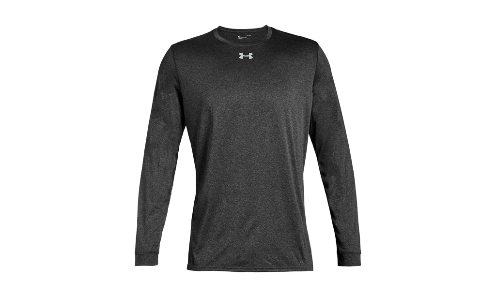 Locker Tee 2.0 Long Sleeve Shirt "Carbon Heather / Metallic Silver" 1305776 090