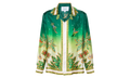 Cuban Collar Long-Sleeve Shirt "Joyaux D'Afrique" MS24 SH 006 01 JOYA
