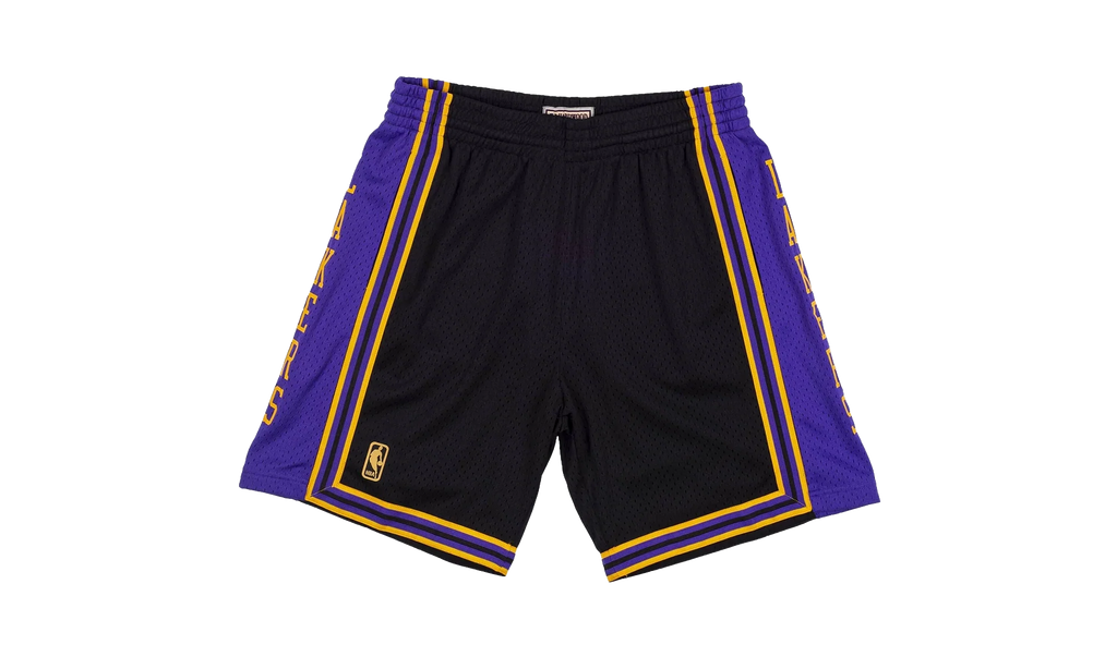 NBA Reload Swingman Shorts "1996 Los Angeles Lakers - Black" SMSHCP19274 LALBLCK96