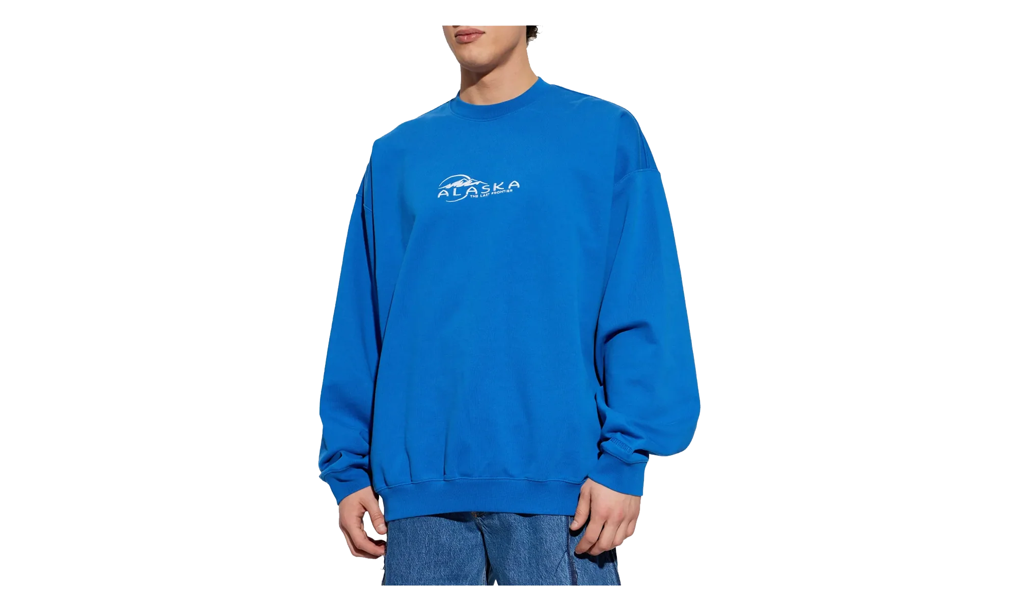 Alaska Tourist Sweatshirt "Blue" ME76CW255A BLUE