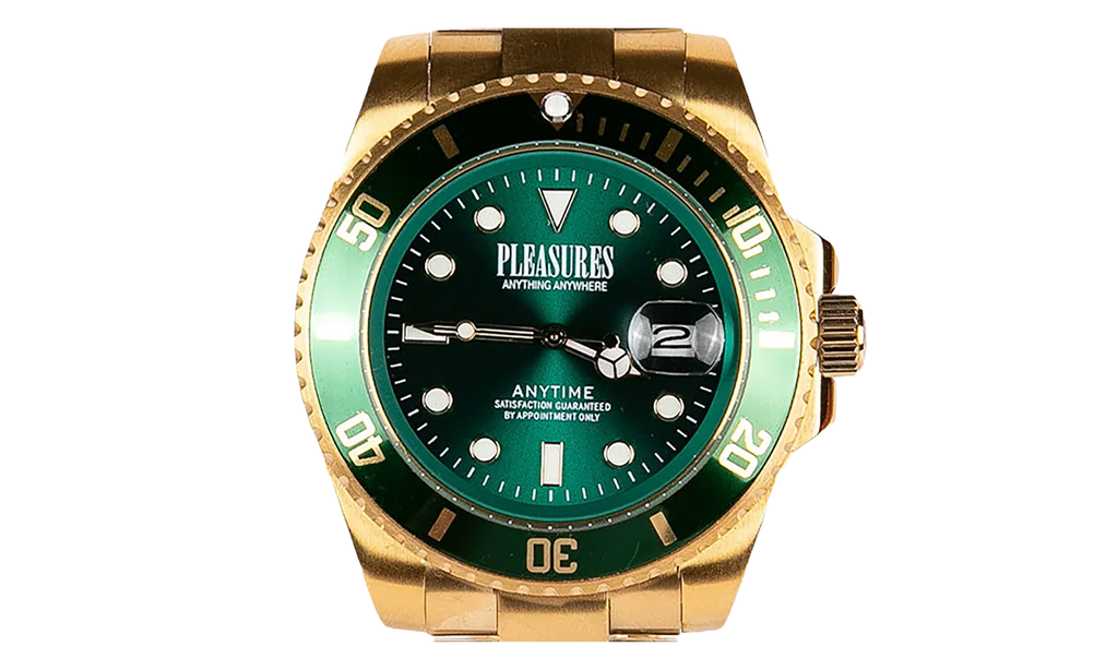 Anytime Watch "Gold / Green" P26SP050 GLD/GRN