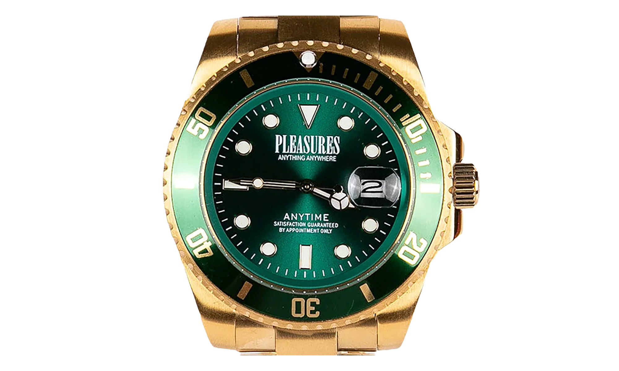 Anytime Watch "Gold / Green" P26SP050 GLD/GRN