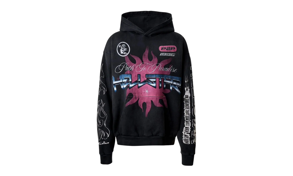RACER HOODIE "Black" HSR166