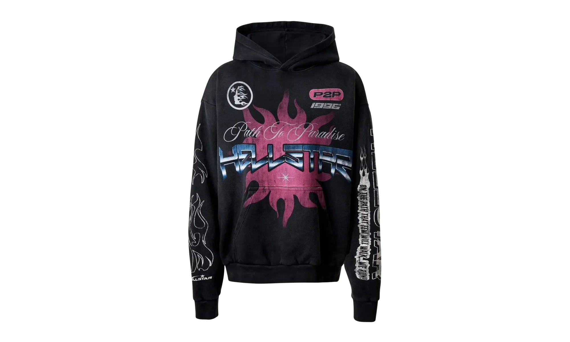 RACER HOODIE "Black" HSR166