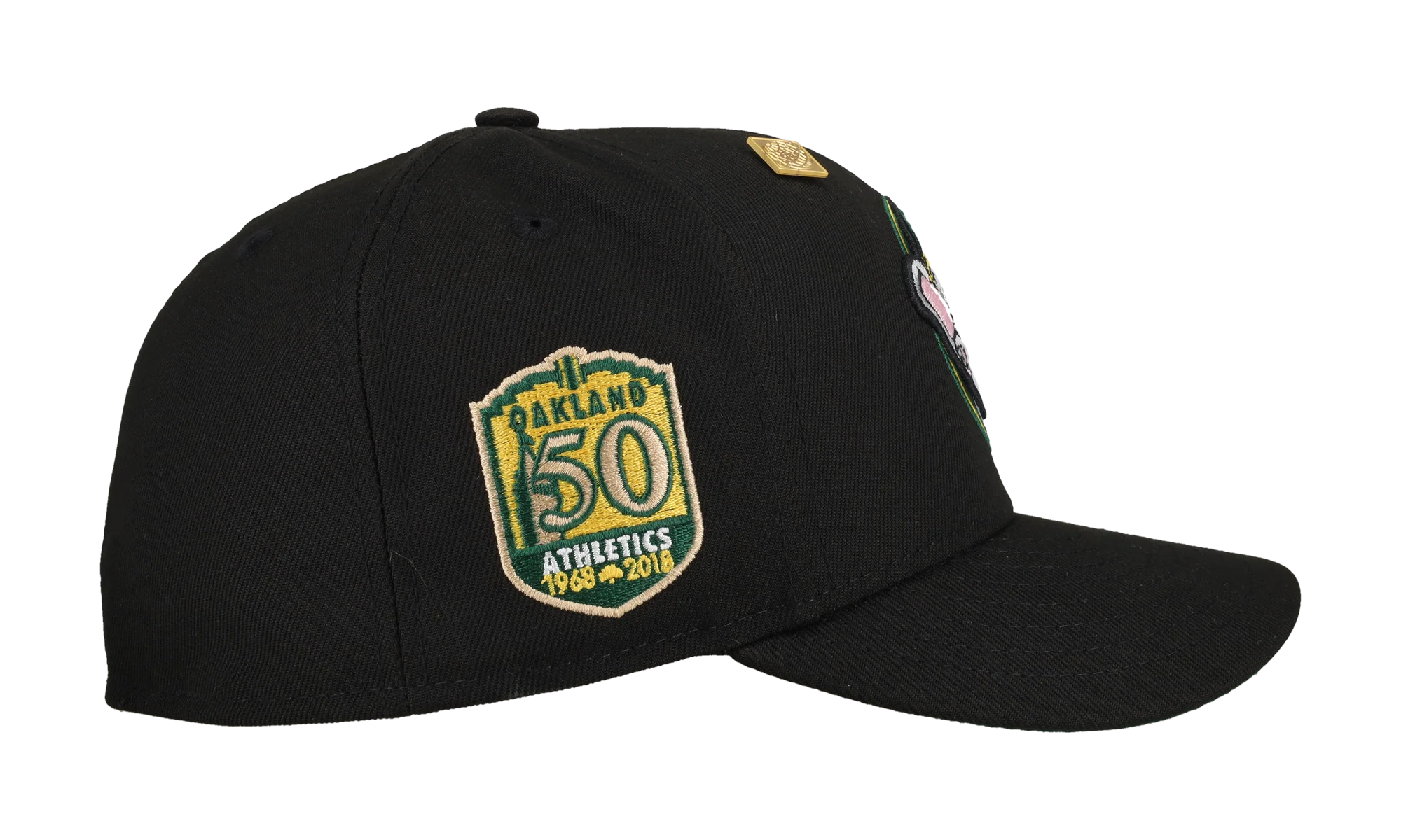 59FIFTY Oakland Athletics 50th Anniversary Fitted Hat ""Stompers" - Black" NE347