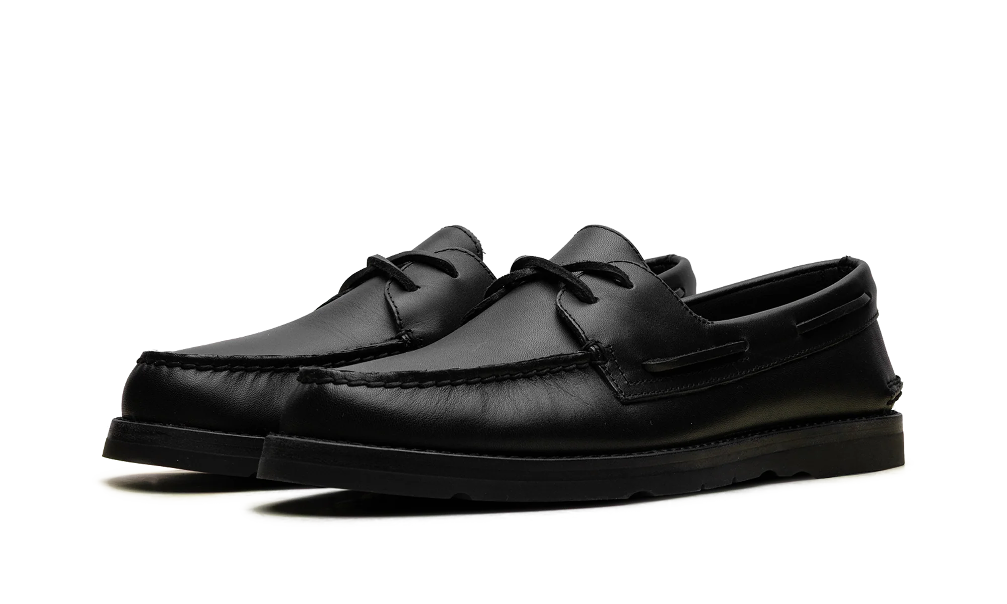 Vachetta Leather Boat Shoe "Todd Snyder Black" 17185745