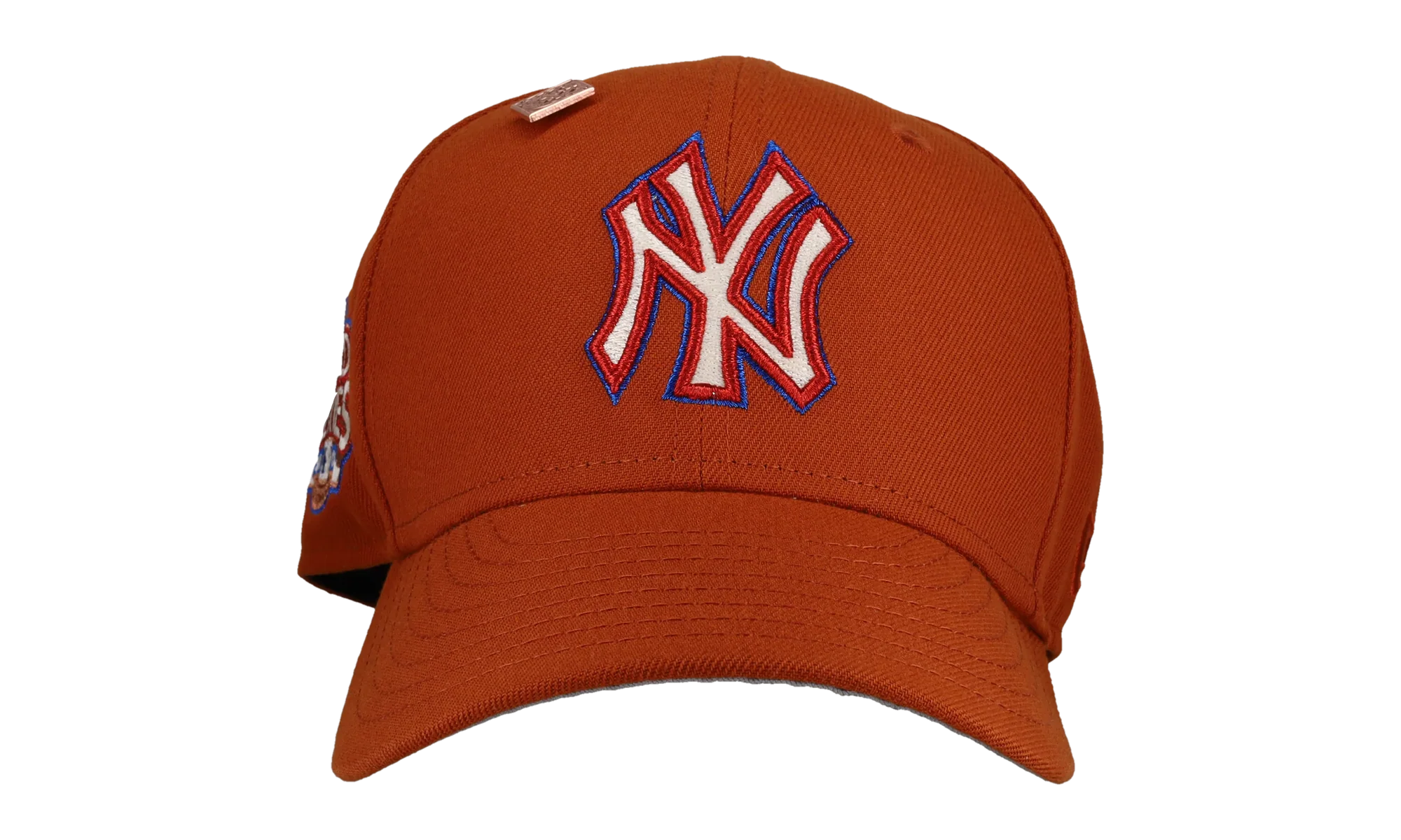 59FIFTY New York Yankees 2008 World Series Fitted Hat "Burnt Orange / Metallic" 123451299941