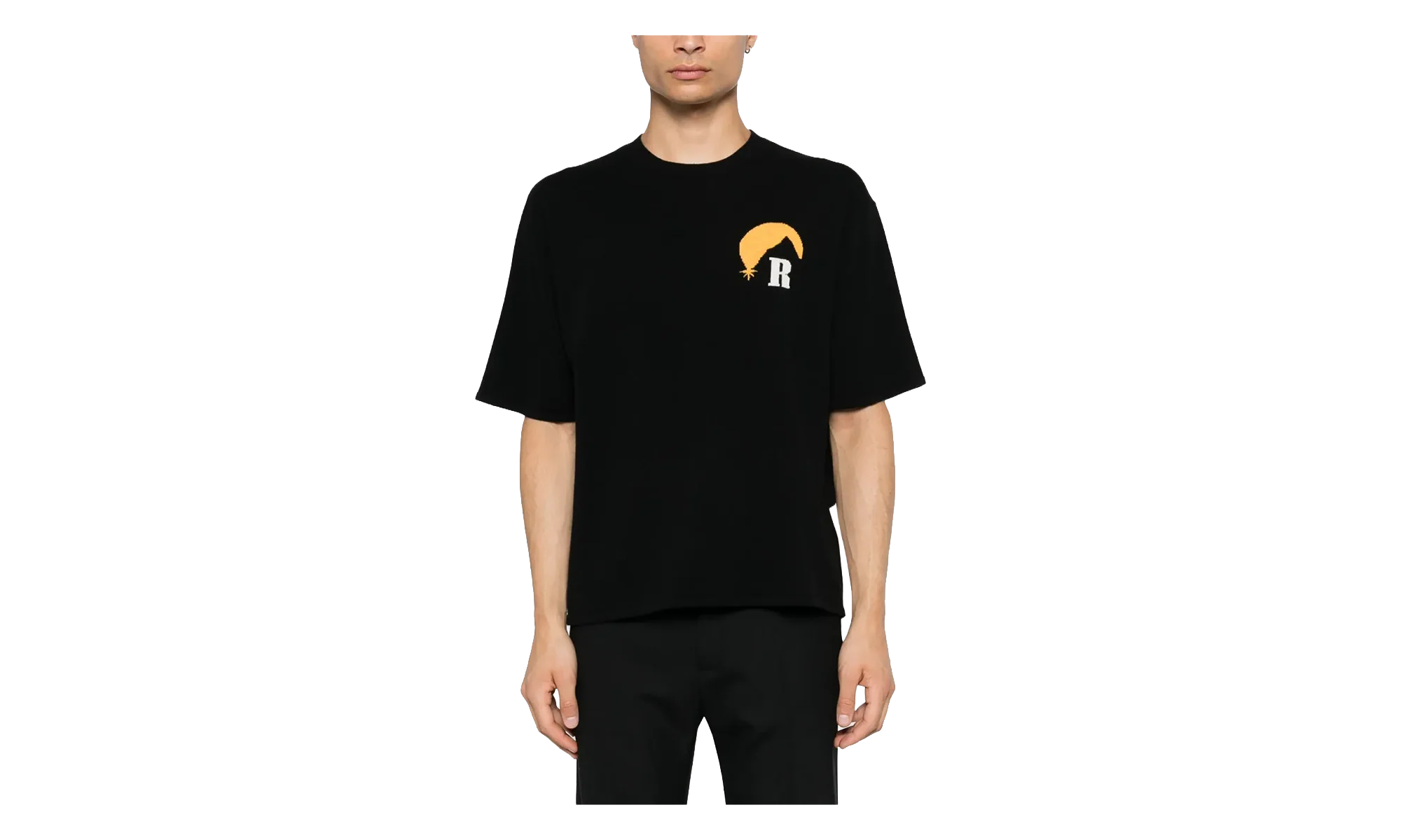 Moonlight Knit T-Shirt "Black" RHPF24TT01867 BCY