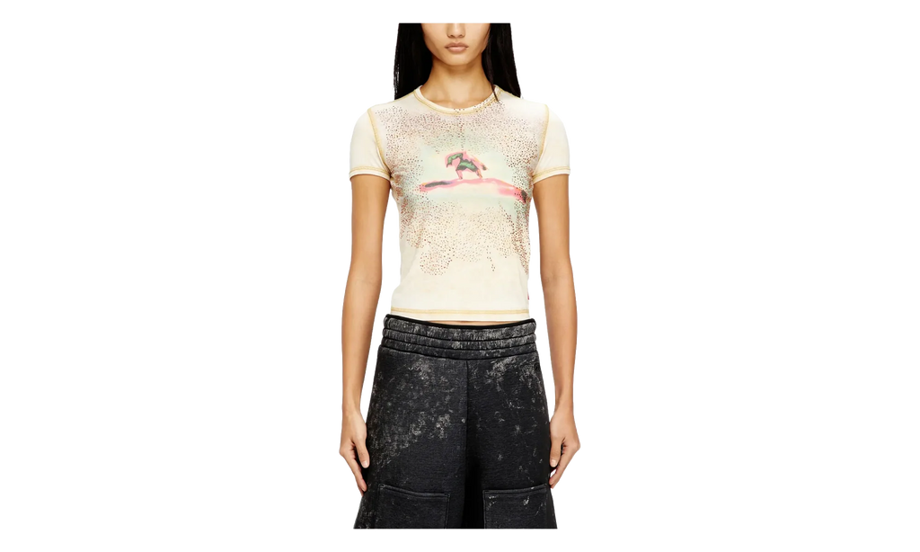 T-UNCUTIES-LONG-S10 Tank Top WMNS "Cream" A21826 0PLBQ 7FUA