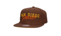 MLB Cooperstown Team Tagged Snapback Cap "San Diego Padres - Brown" HHSS7504 SDPYYPPPBROW