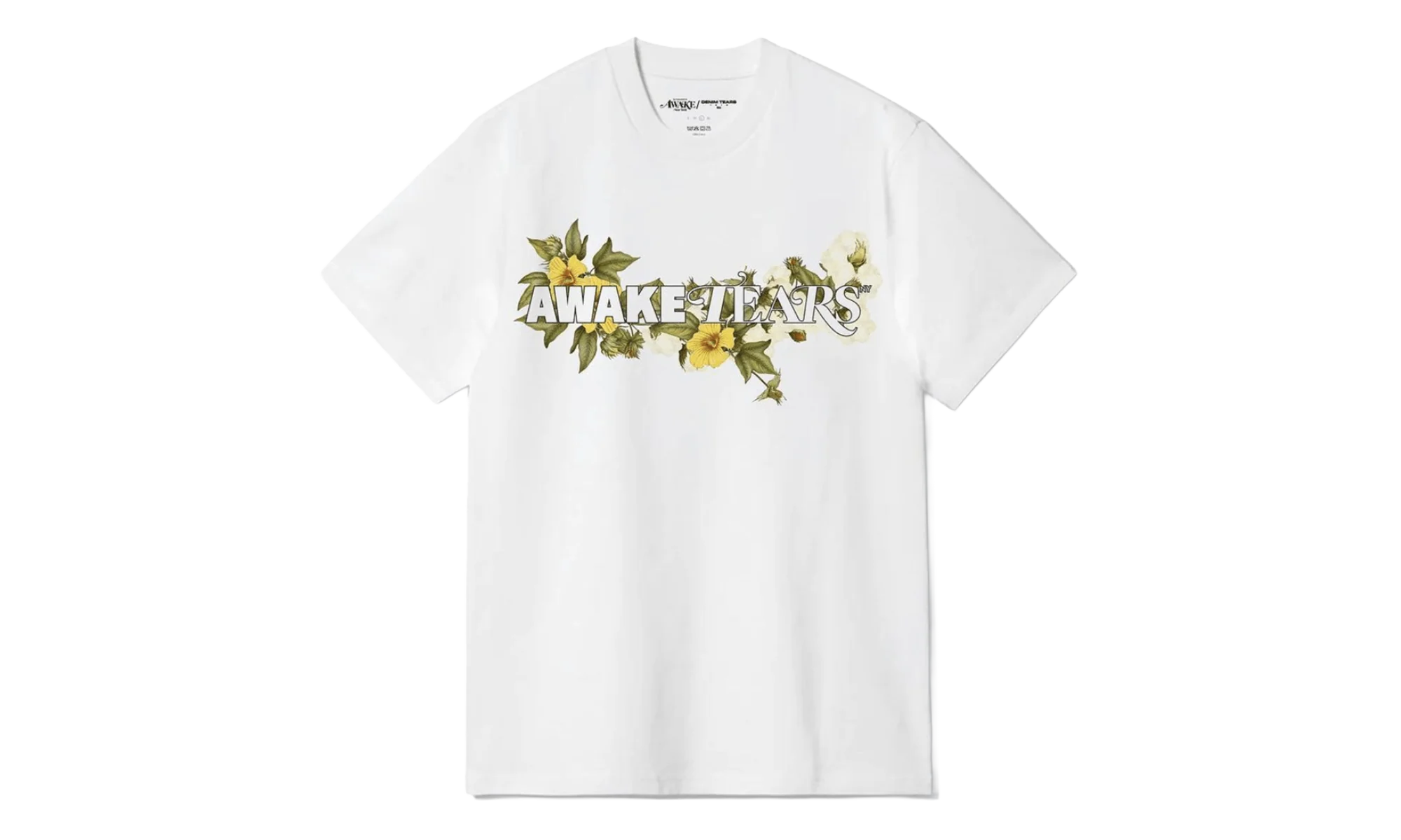 Awake Tears Short Sleeve Tee "Awake NY - White" DT362