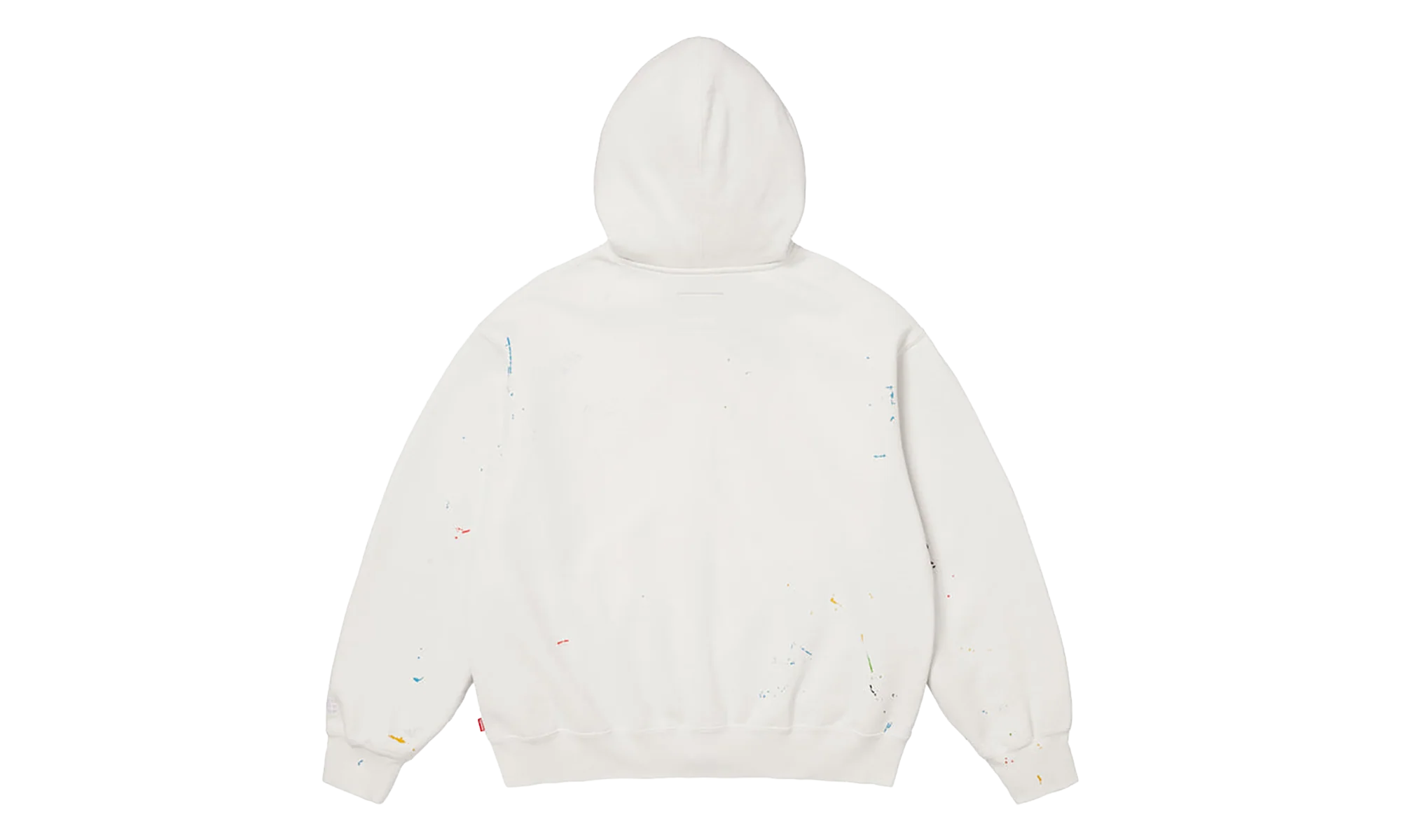 MM6 Maison Margiela Box Logo Zip Up Sweatshirt "SS26 - White" SU27171