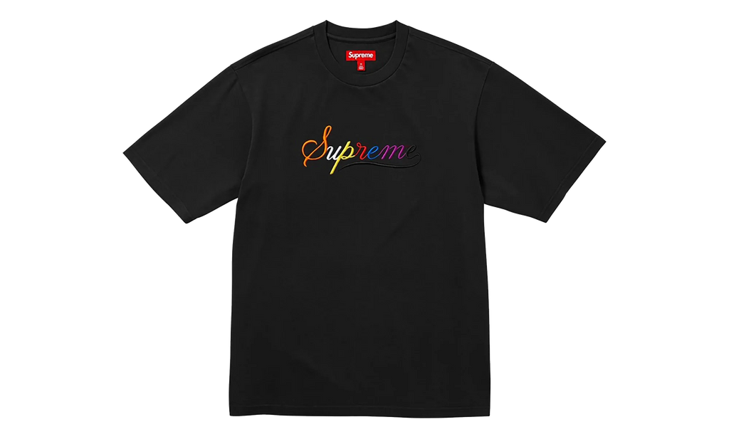 Cursive S/S Top "Black" SU27337