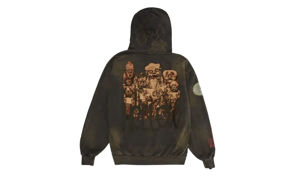 Travis Scott Cactus Jack x Takashi Murakami Hollow Hoodie "Brown" CPFM47