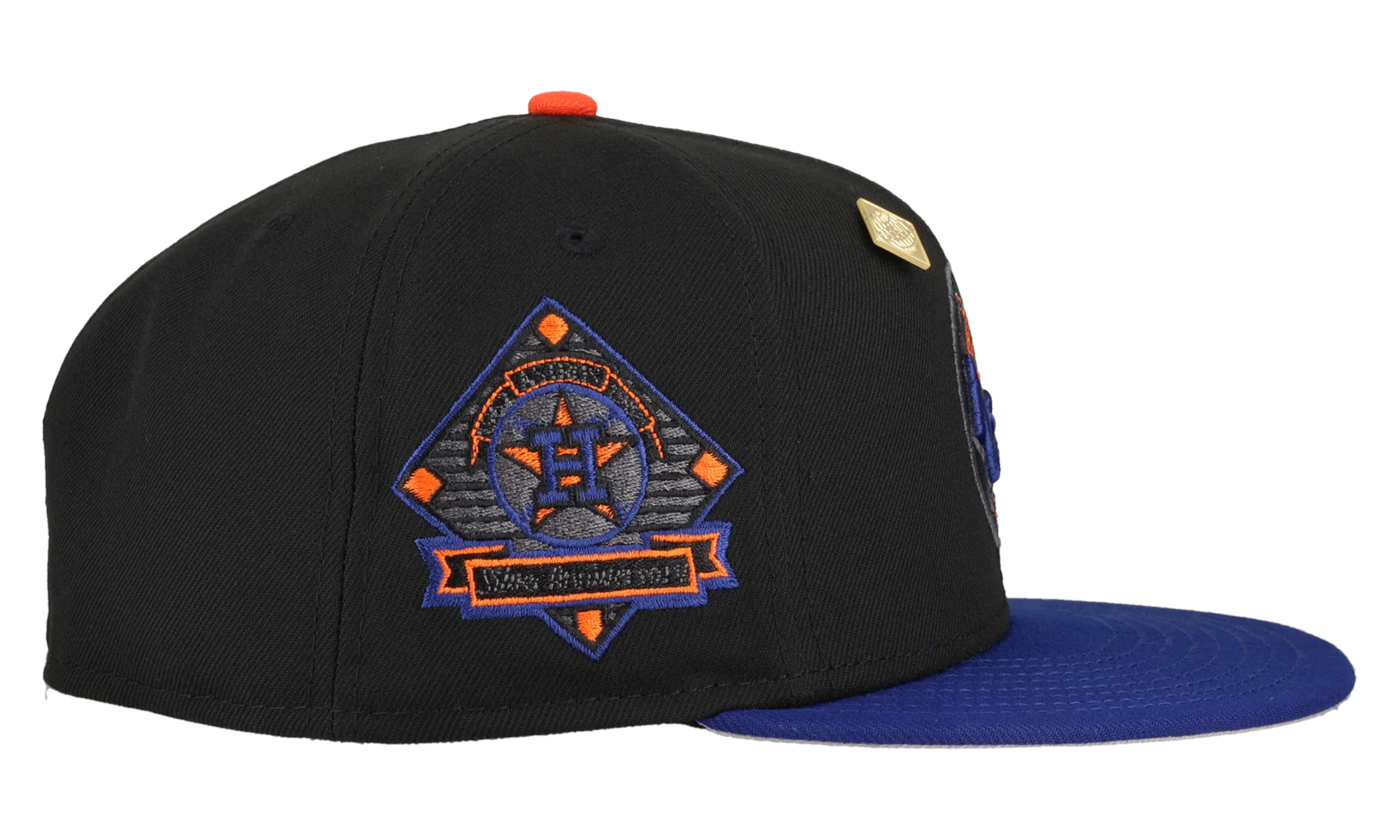 59FIFTY Houston Astros 25th Silver Anniversary Patch Fitted Hat "Black" 123451294906