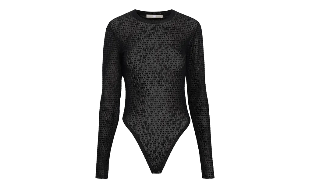 Monogram Velvet Bodysuit WMNS "Black" KITH127