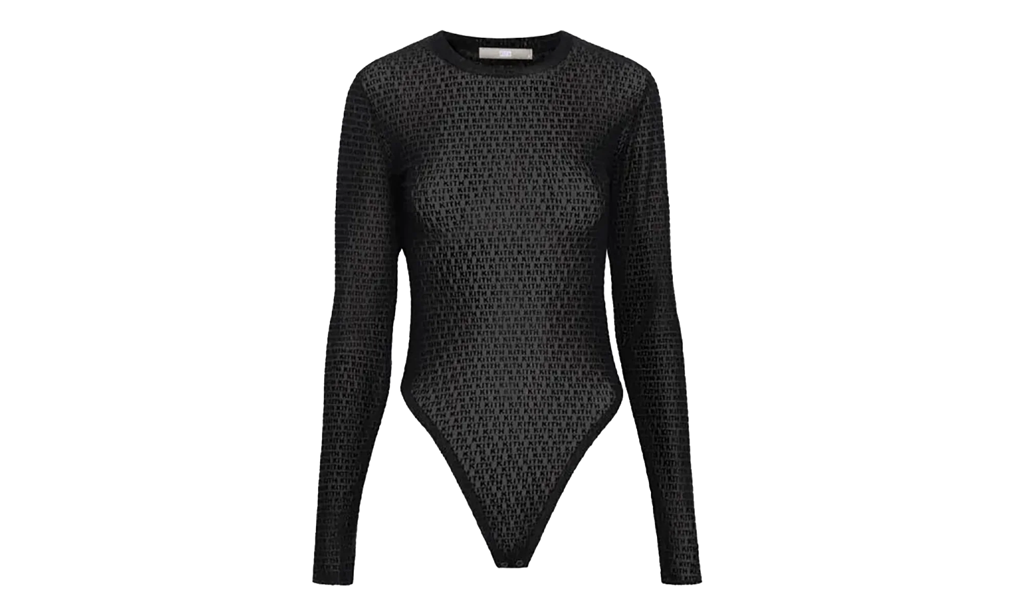 Monogram Velvet Bodysuit WMNS "Black" KITH127