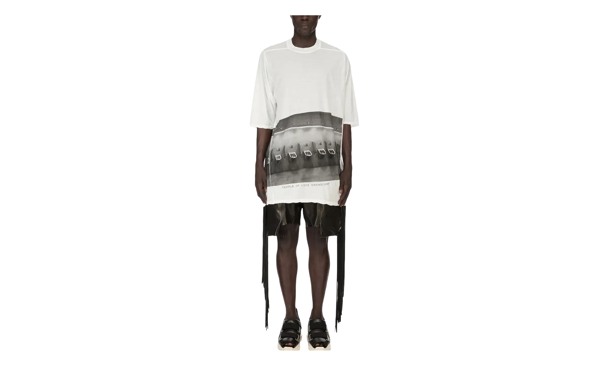Jumbo Short-Sleeve T-Shirt "Milk Wash / Black" RR01F2208 BHEP4 5109