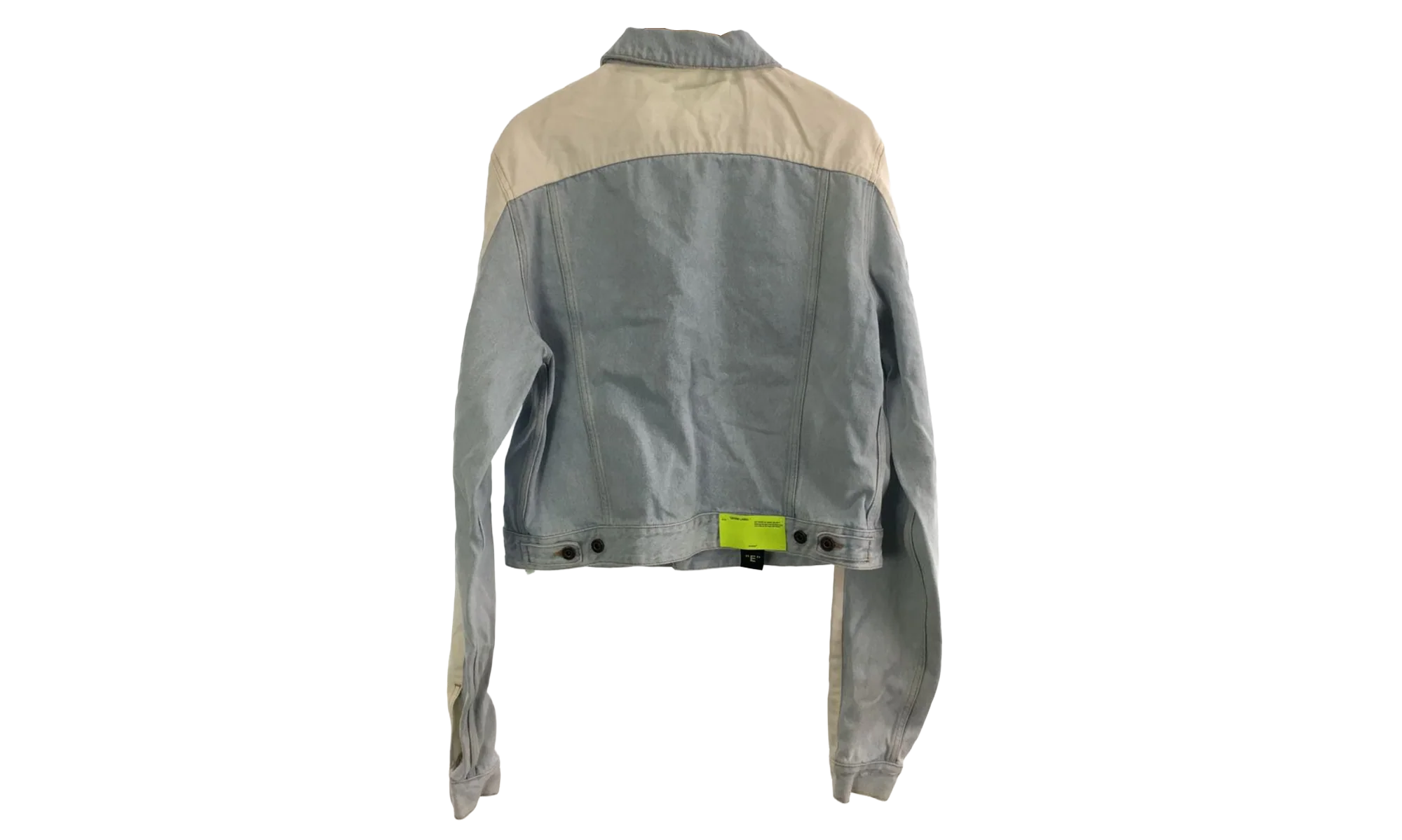 Contrast Denim Jacket "Blue / White" OMYE026S19386001