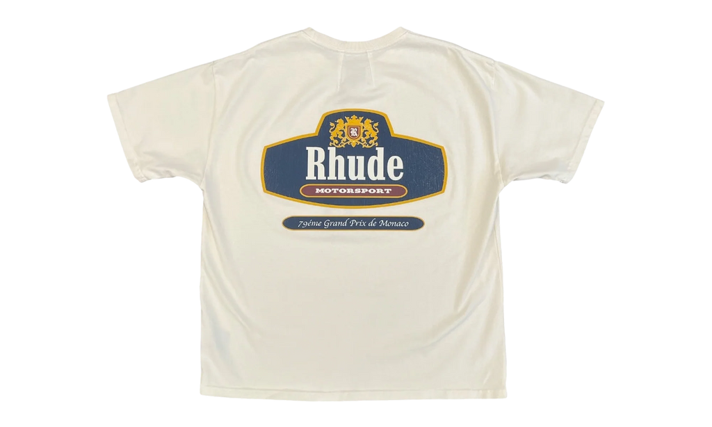 Racing Crest T-Shirt "Vintage White/ Navy" RHSS26TT04012 WHT