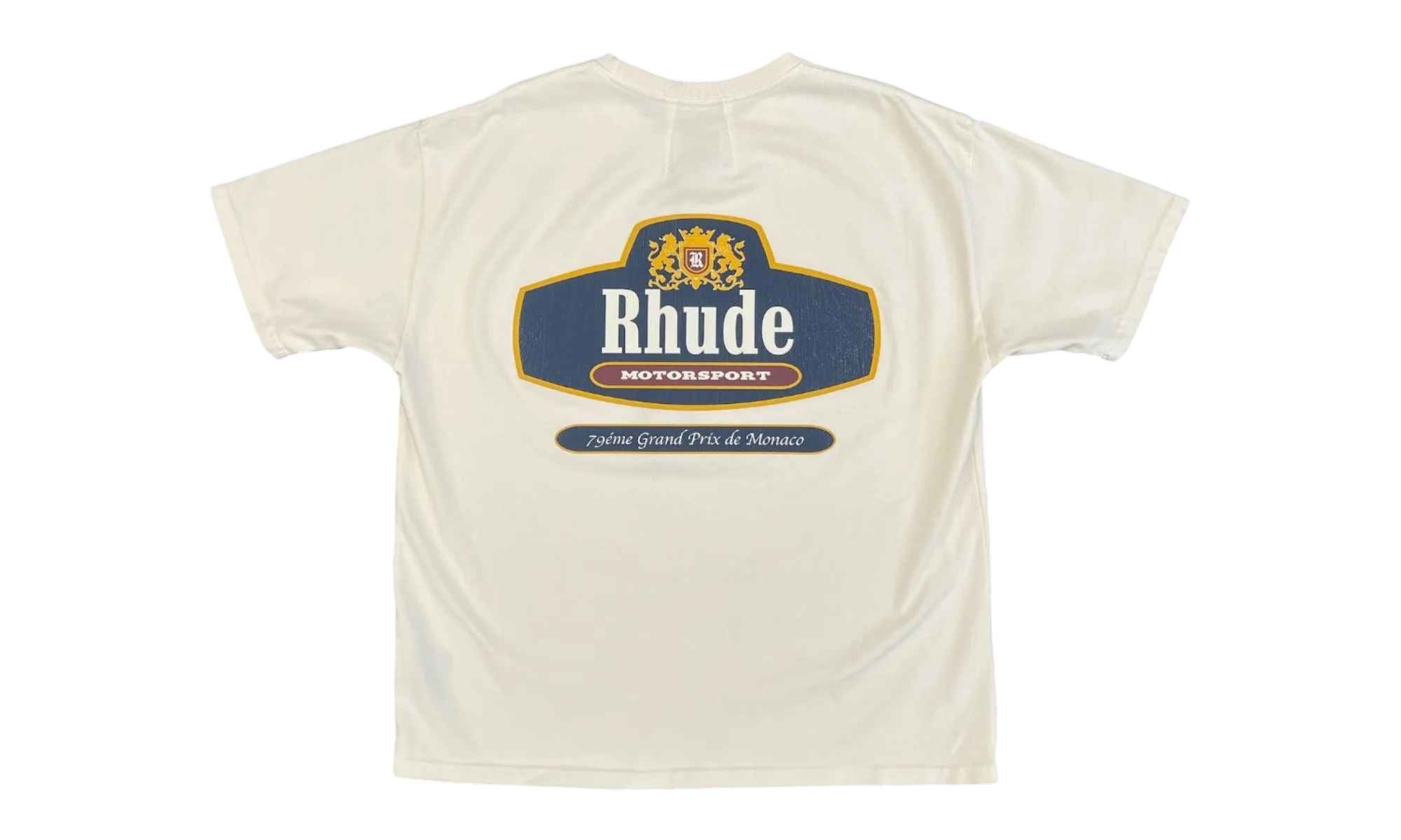 Racing Crest T-Shirt "Vintage White/ Navy" RHSS26TT04012 WHT