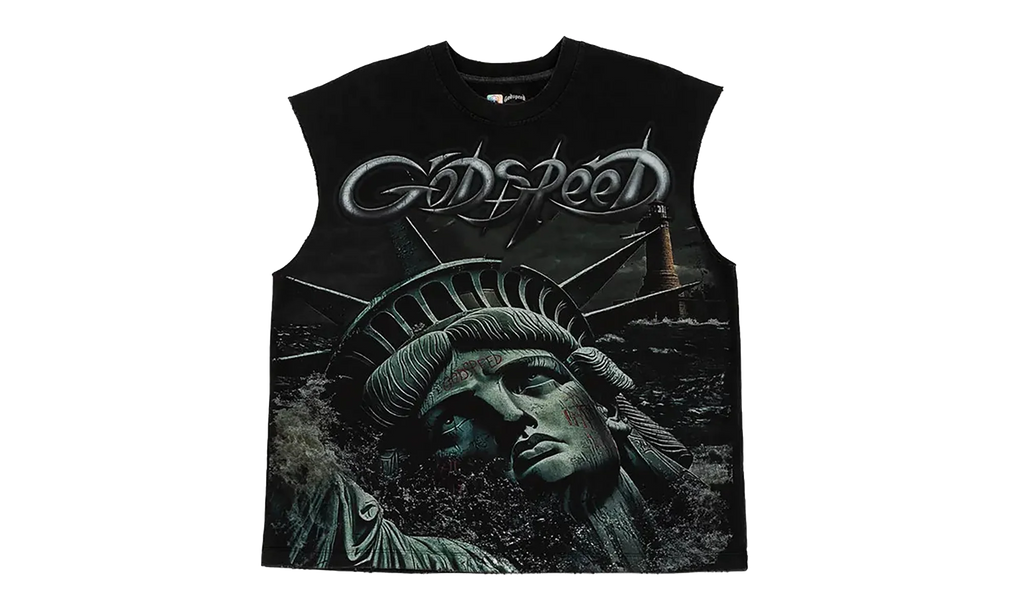Sunken Liberty 2 Sleeveless Top "Black Wash" GS120