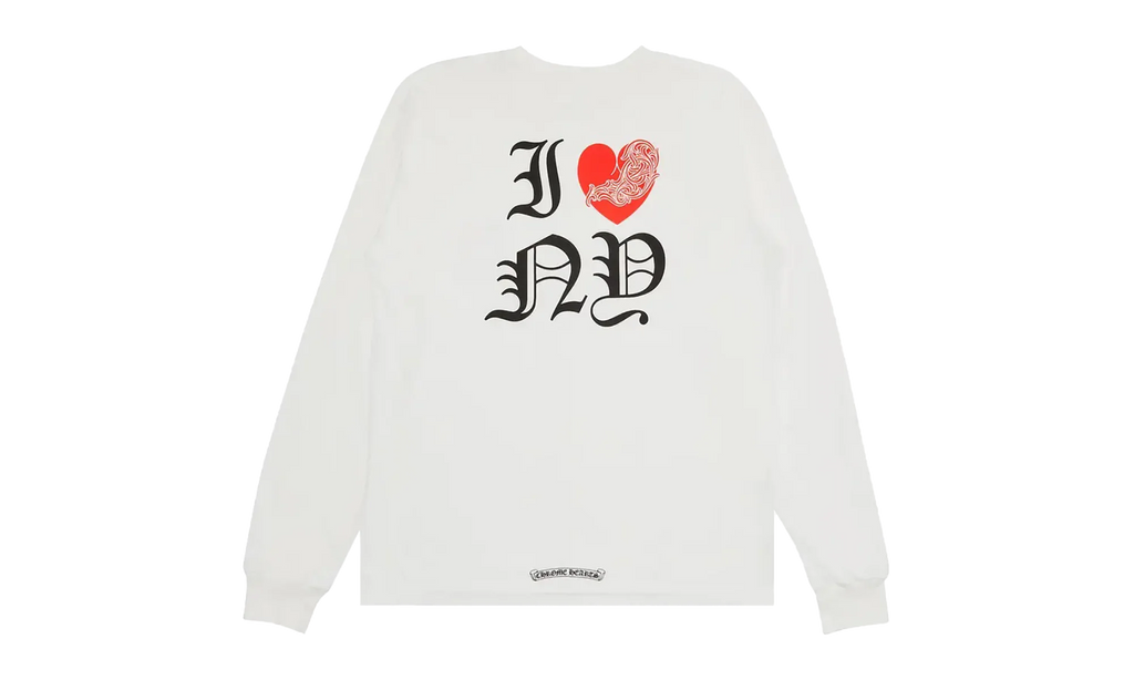 I Love NY Longsleeve T-Shirt "White" CHRM0009