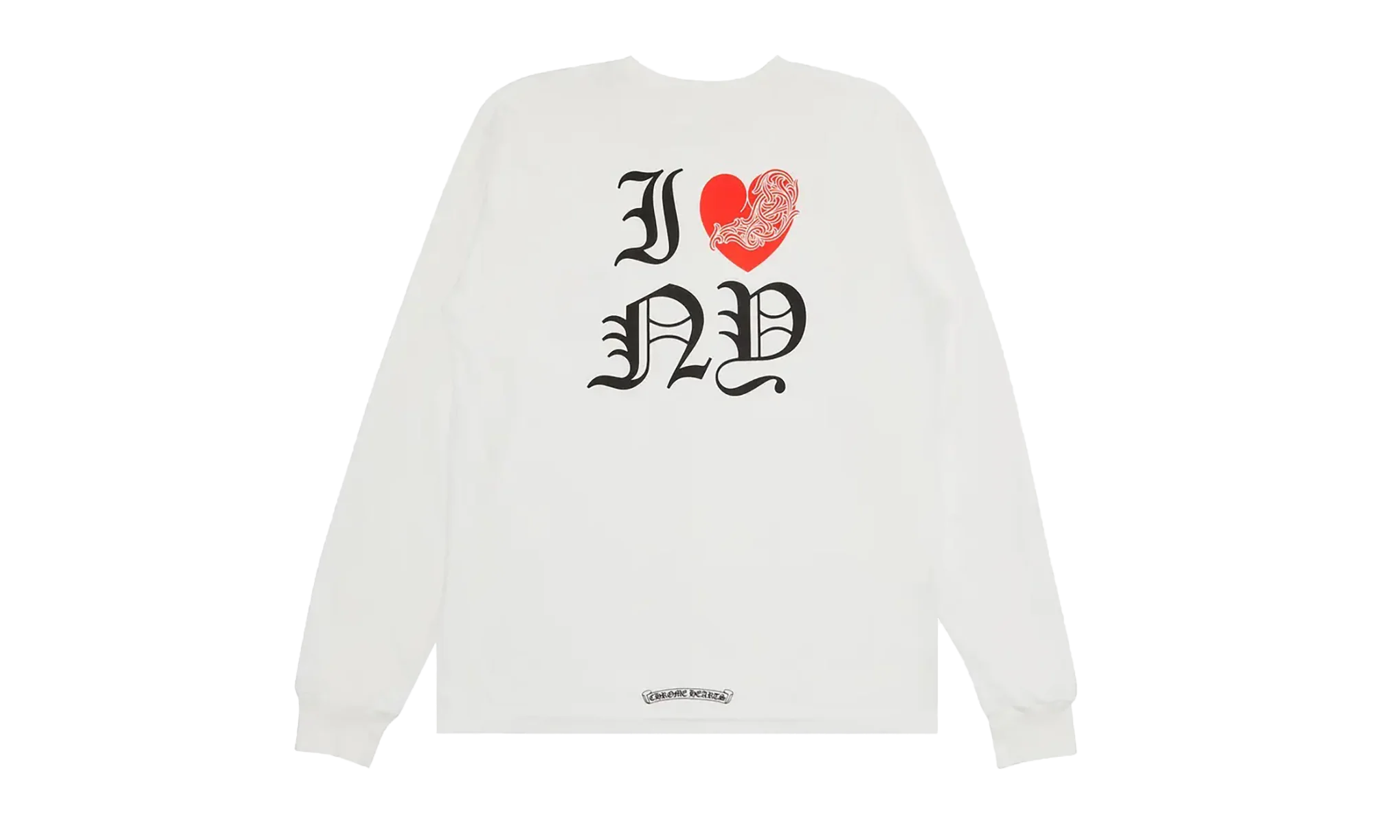 I Love NY Longsleeve T-Shirt "White" CHRM0009
