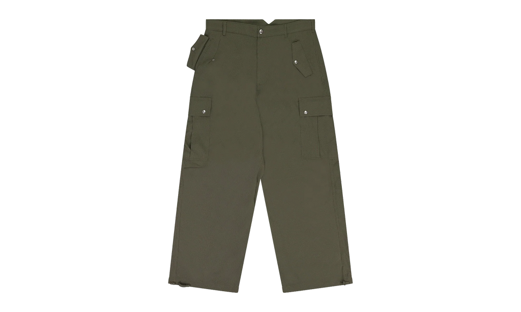 Seersucker Parachute Pant "Green" RHD-MBTM-0149