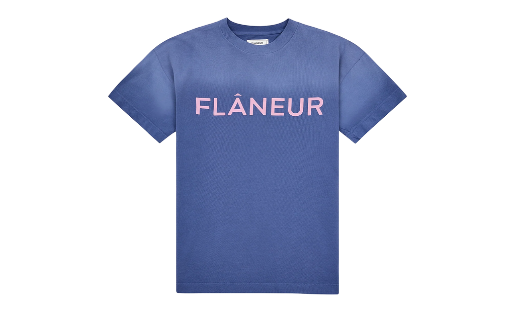 Washed Puffed Logo Tee "Purple" F15147