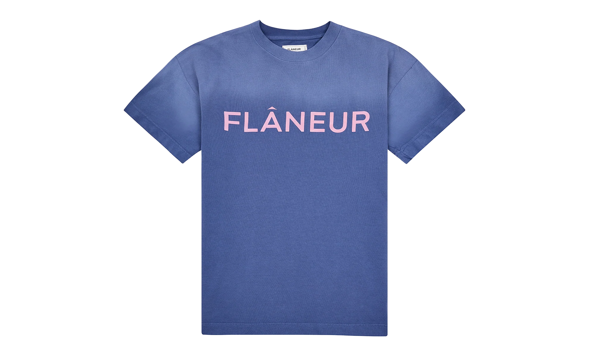 Washed Puffed Logo Tee "Purple" F15147
