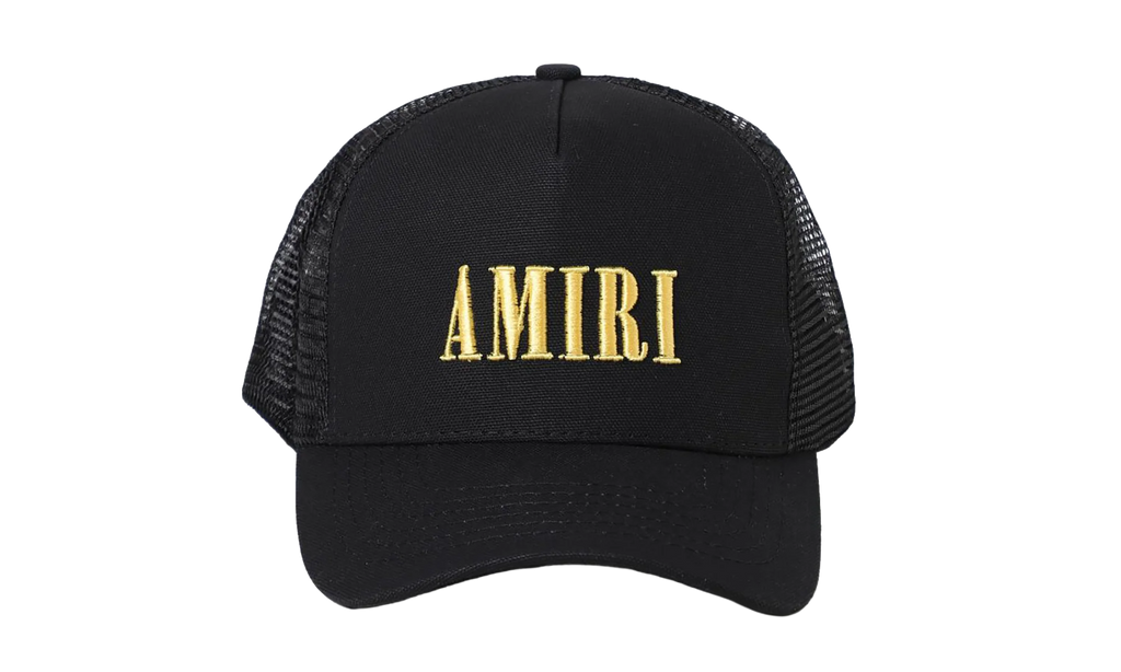 Core Logo Trucker Hat "Black / Yellow" XMAH001 011 BLAC