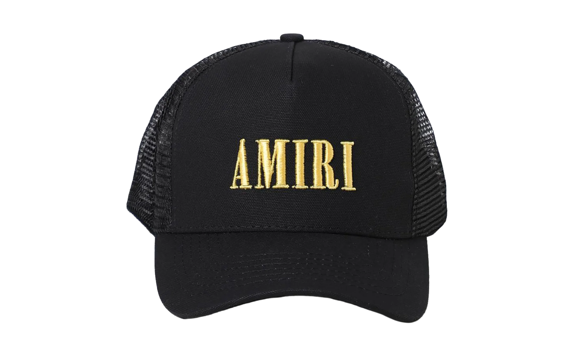 Core Logo Trucker Hat "Black / Yellow" XMAH001 011 BLAC