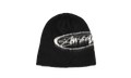 Brushed oval skullcap "Black" STUS330
