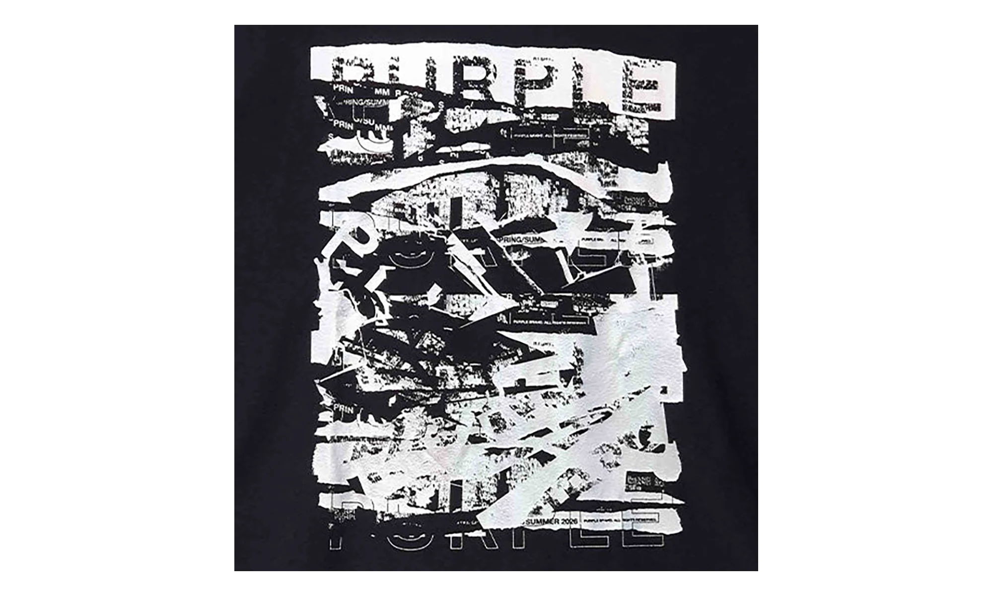 Foil Textured SL Tee "Black" P103 TBIF226