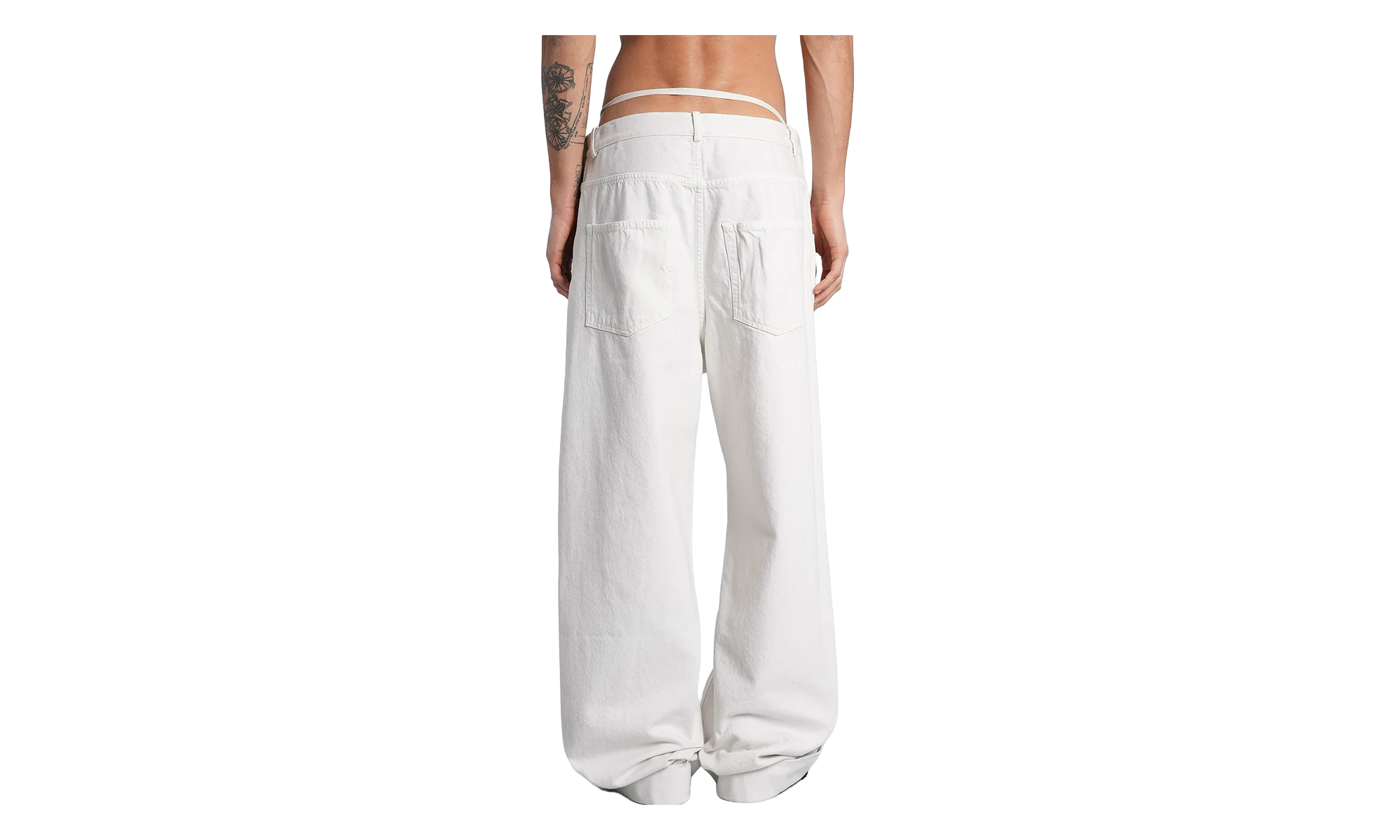 Michaël 5-Pockets High Comfort Trousers Ivory "Ivory" B0010308FA038003
