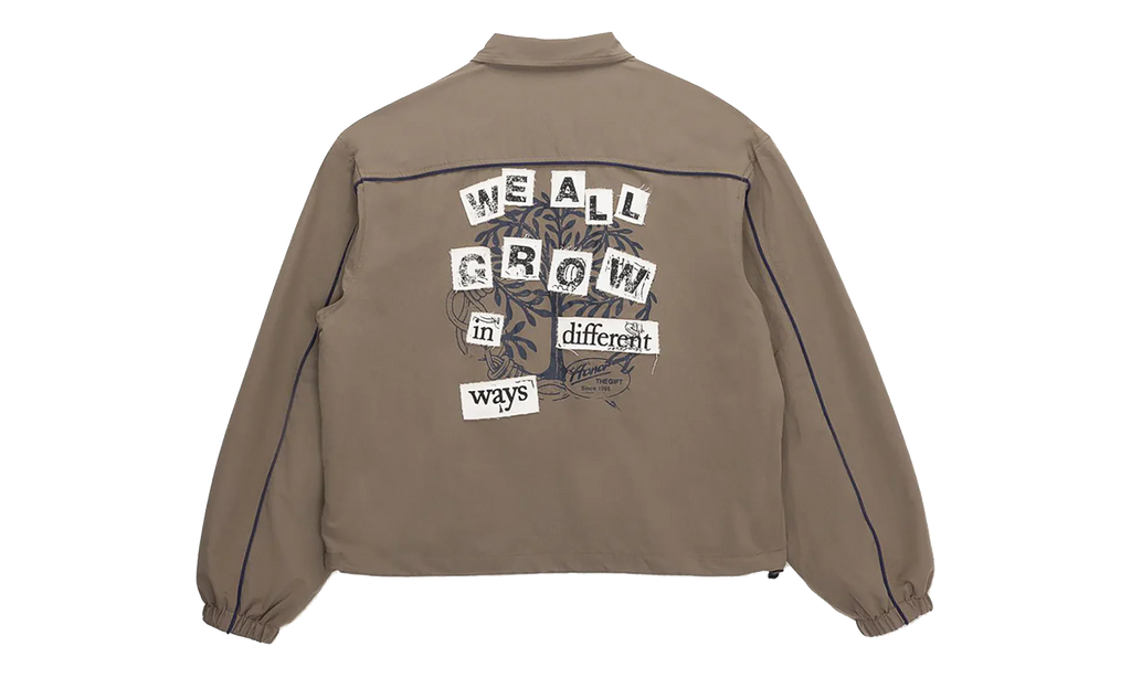 Nylon Growth Track Jacket "Pebble" HTG260167 PBL